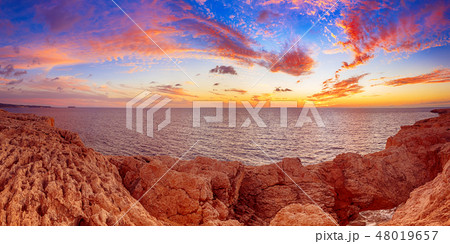 Sunset at sea Sunset at sea 48019657