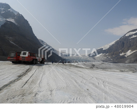 コロンビア大氷原と雪上車 コロンビア大氷原と雪上車 48019904