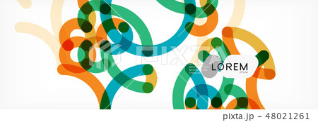Abstract color lines on white. Modern colorful flow poster wave. Art design for your project Abstract color lines on white. Modern colorful flow poster wave. Art design for your project 48021261