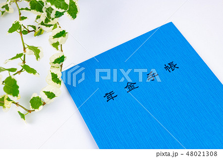 年金手帳　ブルー　青 48021308