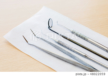 歯医者の道具の写真素材