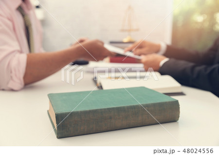 Lawyer and businessman working 48024556