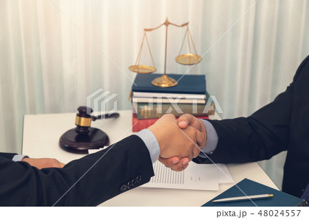 Lawyer and businessman working 48024557