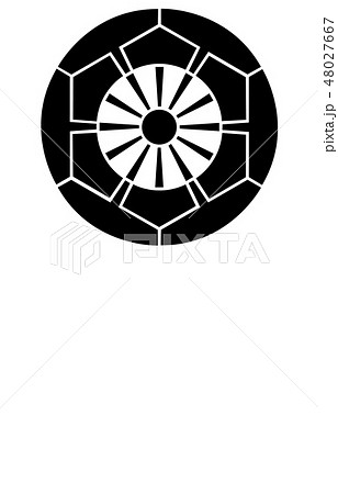 武将家紋榊原康政のイラスト素材