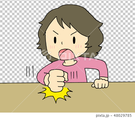 主張する女性 48029785