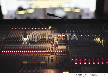 sound equipment at the concert 48029893