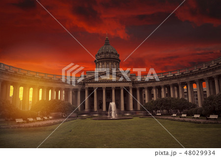Kazan Cathedral in the city of St. Petersburg. Kazan Cathedral in the city of St. Petersburg. 48029934