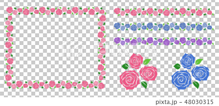 Roses decoration frame set Roses decoration frame set 48030315