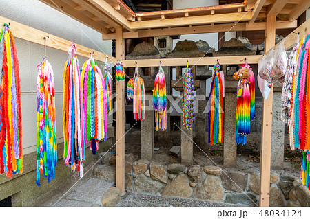 千羽鶴の奉納 48034124