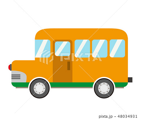 バス　自動車　観光バス 小型バス 48034931