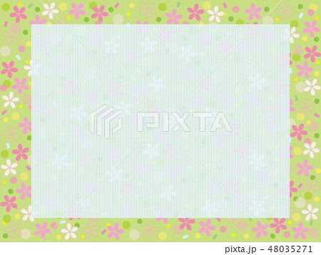 桜　ストライプ 48035271