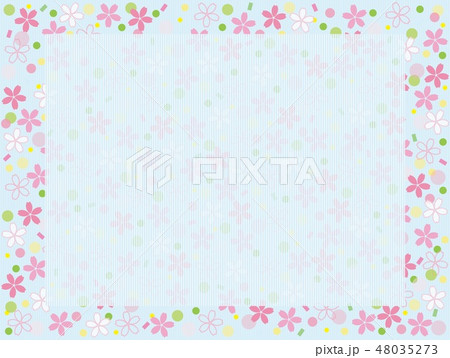 桜 ストライプ 桜 ストライプ 48035273