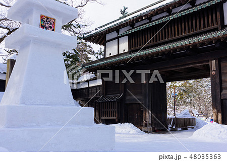 弘前城追手門 48035363