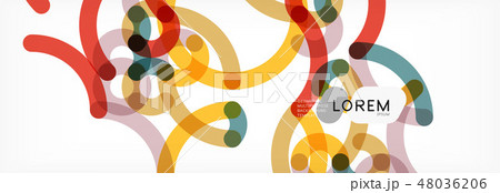 Abstract color lines on white. Modern colorful flow poster wave. Art design for your project Abstract color lines on white. Modern colorful flow poster wave. Art design for your project 48036206