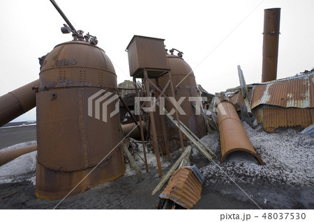 Abandoned whaling station - Antarctica Abandoned whaling station - Antarctica 48037530