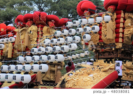太鼓屋台の提灯 太鼓屋台の提灯 48038081