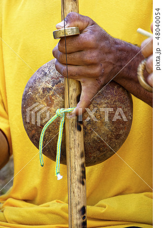 Brazilian musical instrument called berimbau Brazilian musical instrument called berimbau 48040054