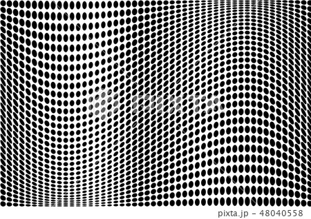 Wave dotted background. Abstract halftone pattern Wave dotted background. Abstract halftone pattern 48040558