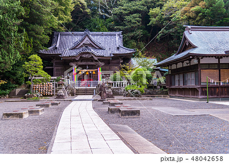 【静岡県】伊豆で最古　白浜神社拝殿 48042658