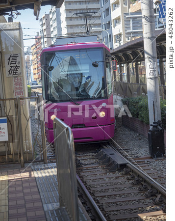 都電荒川線　早稲田終点 48043262