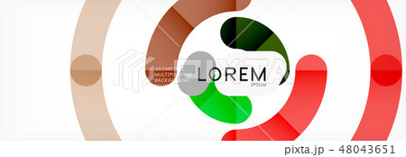 Circular lines design background 48043651