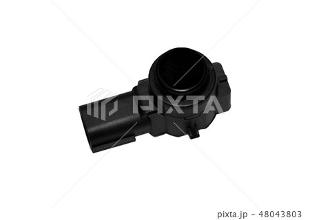 sensor ultrasonic on white background sensor ultrasonic on white background 48043803