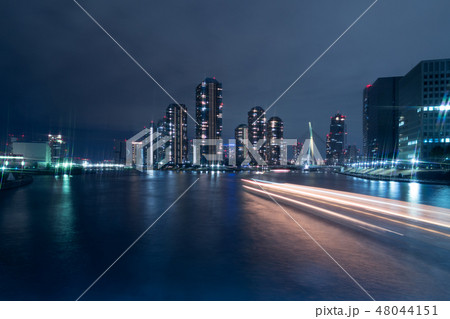東京隅田川の夜景 東京隅田川の夜景 48044151