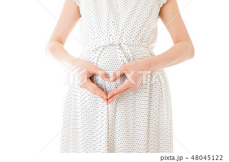 妊娠した若い女性 妊娠した若い女性 48045122