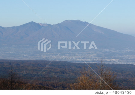 浅間山と佐久平 浅間山と佐久平 48045450