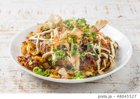 お好み焼き Japanese Traditional Pizza Okonomiyaki 48045527