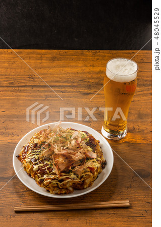 お好み焼き Japanese Traditional Pizza Okonomiyaki お好み焼き Japanese Traditional Pizza Okonomiyaki 48045529
