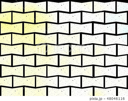 タイル レンガ調 背景素材のイラスト素材 [48046116] - PIXTA