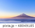 雲海富士山_朝焼けの絶景 48049185