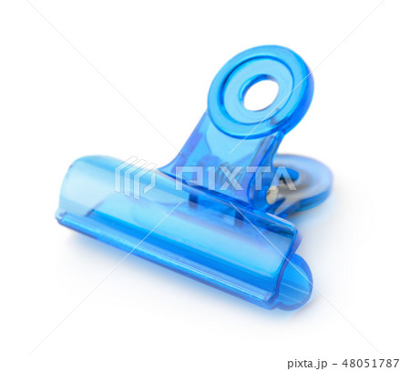 Blue plastic bulldog clip Blue plastic bulldog clip 48051787