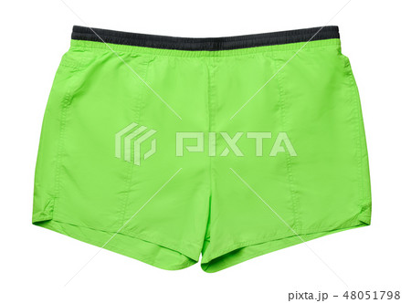 Green swimming trunks 48051798