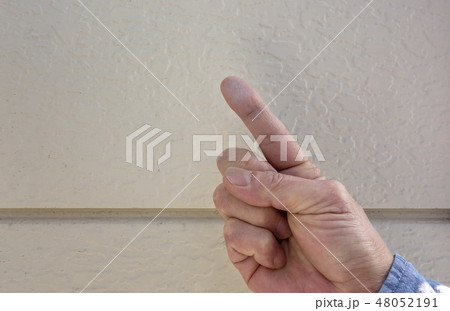 チョーキング現象 外壁の劣化イメージ素材 チョーキング現象 外壁の劣化イメージ素材 48052191