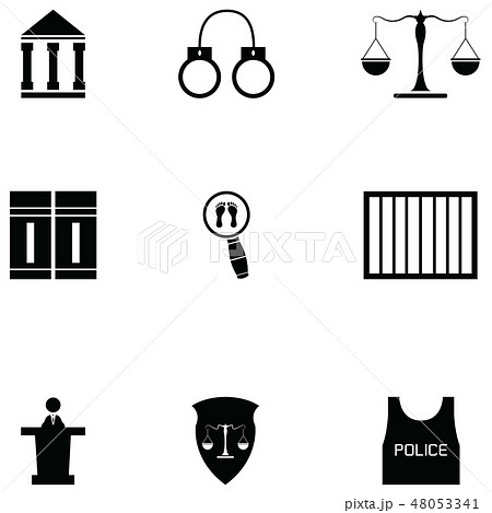 law icon set law icon set 48053341