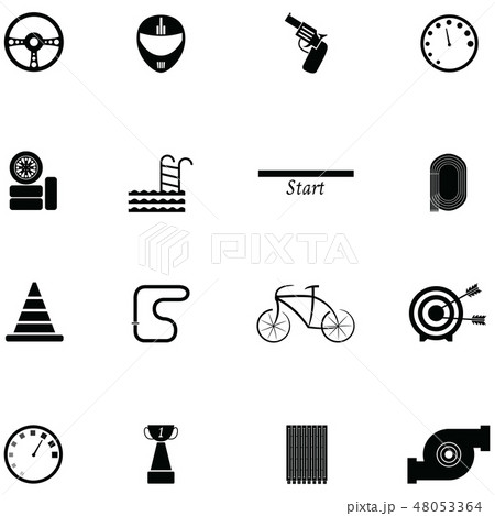 race icon set 48053364