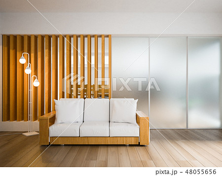 リビングルームと空間 48055656