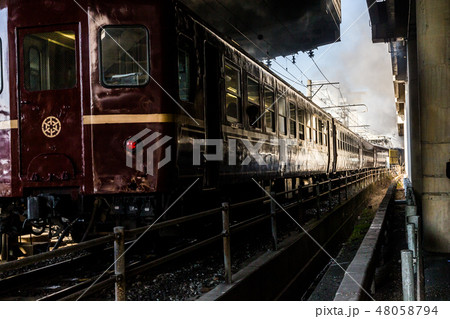 2019年 冬季特別運転 秩父鉄道ＳＬバイオエクスプレスが熊谷駅発車シーン 48058794