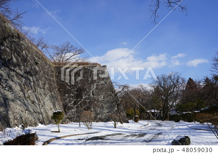 冬の盛岡城跡公園 48059030