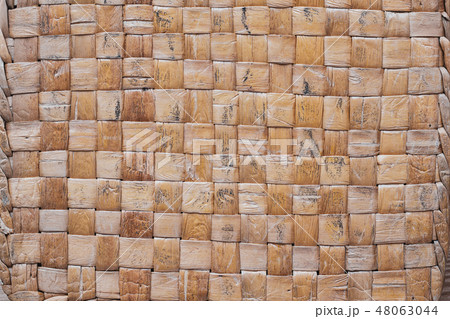 weave texture from Papyrus rattan weave handmade high resolution background 48063044