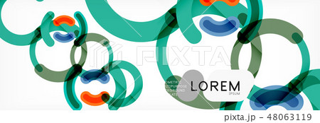 Linear design circle background Linear design circle background 48063119