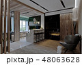stylish modern interior of the house, apartment 48063628