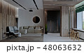 stylish modern interior of the house, apartment 48063632