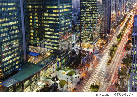 道路 高層ビル テヘラン路 48064977
