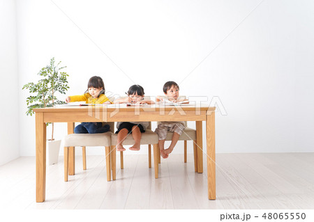 勉強をする乳幼児 勉強をする乳幼児 48065550