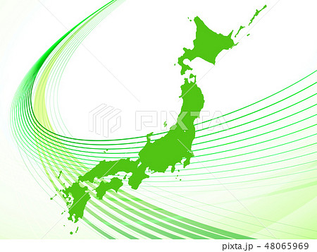 波形イメージ素材 48065969