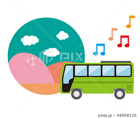 バス　自動車　観光バス 48068530
