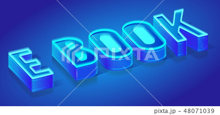 E-book Isometric Projection Vector Banner Template E-book Isometric Projection Vector Banner Template 48071039